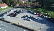 Parking lot under the castle