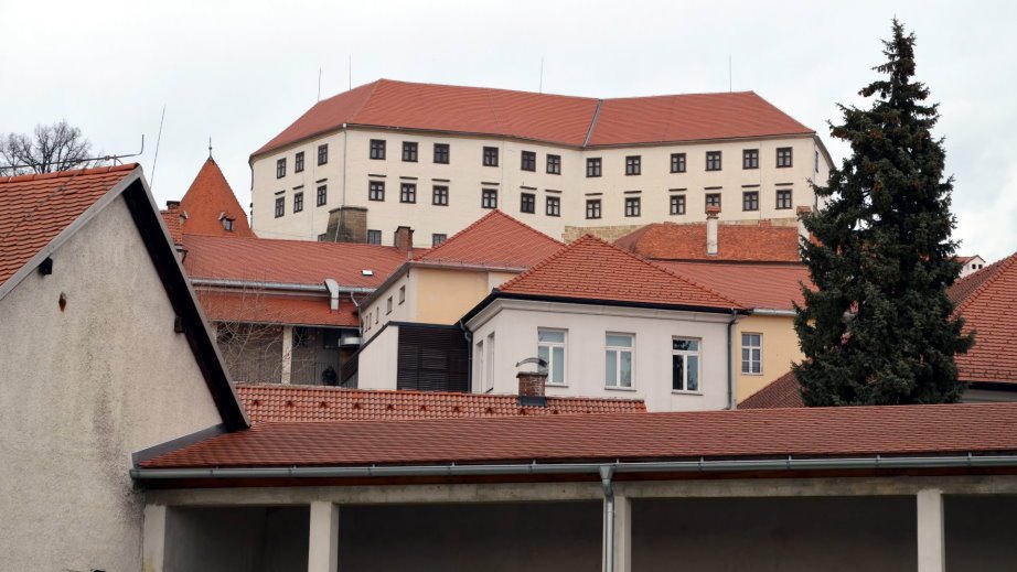 View of the Ptuj castle from Mursiceva