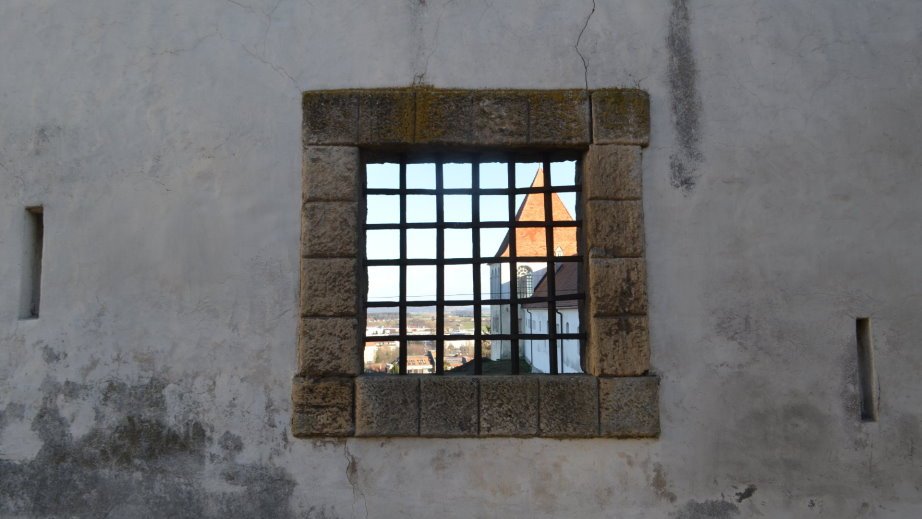 Window in Ptuj castle