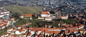 View of Ptuj Castle from above