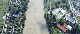 The Drava River from above