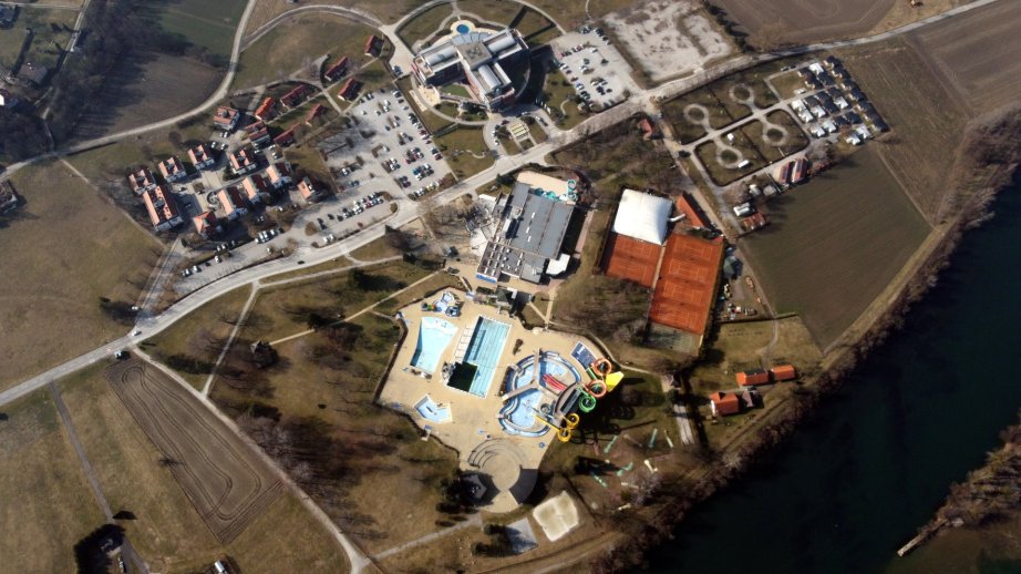 Thermal park Ptuj from above