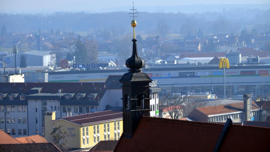 Church bell tower