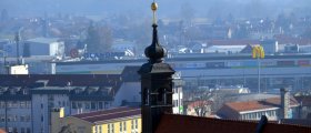 Church bell tower