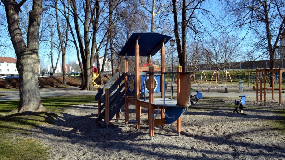 Children's playground in Ptuj park