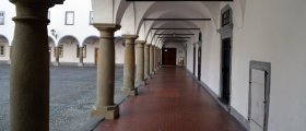 Hallway in the Minorite monastery in Ptuj