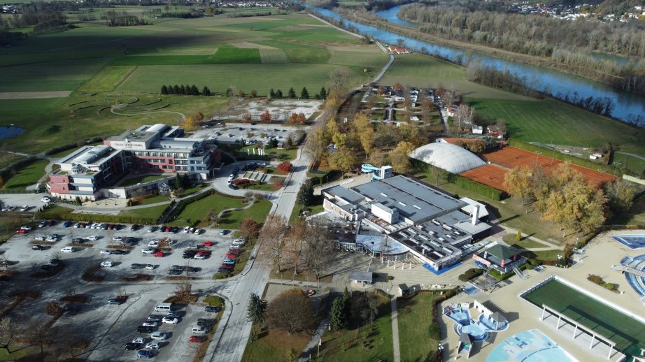 Thermal park Ptuj from above