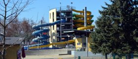 Waterslides in thermal park Ptuj